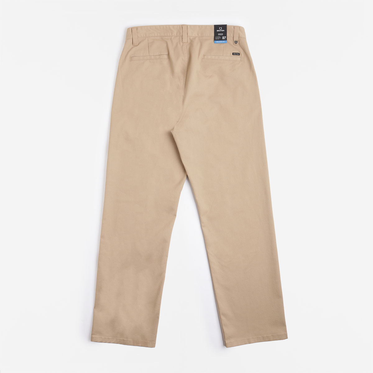 main Brixton Choice Chino Relaxed Pant, Sand, Detail Shot 3