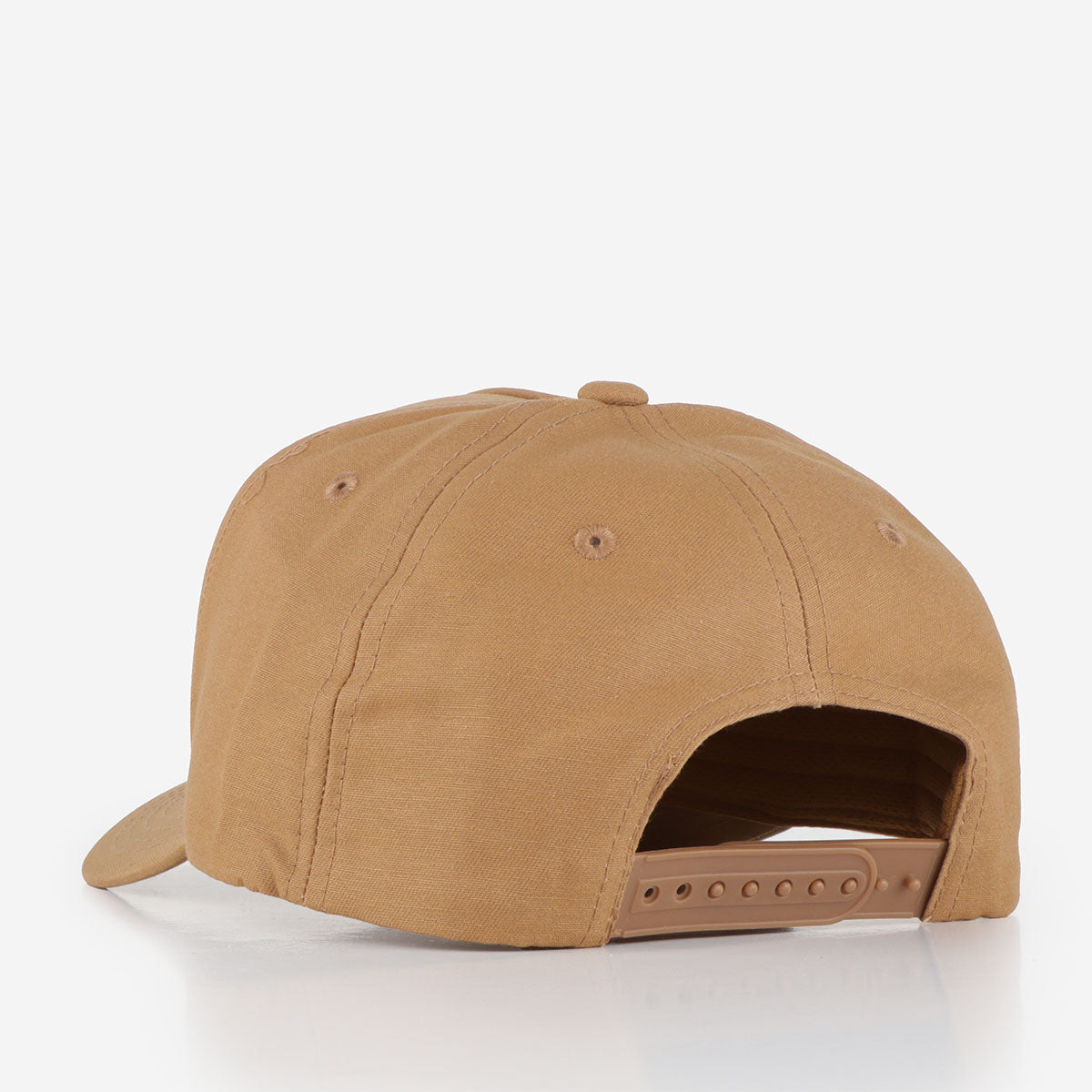 Brixton Crest C MP Snapback Cap, Copper Black, Detail Shot 3