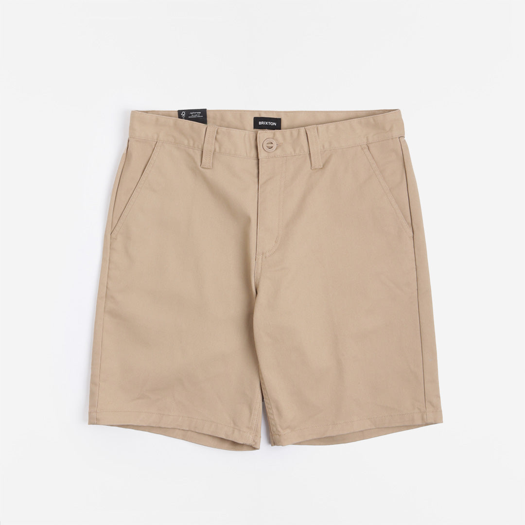 main Brixton Choice Chino Shorts, Sand Vintage Wash, Detail Shot 1