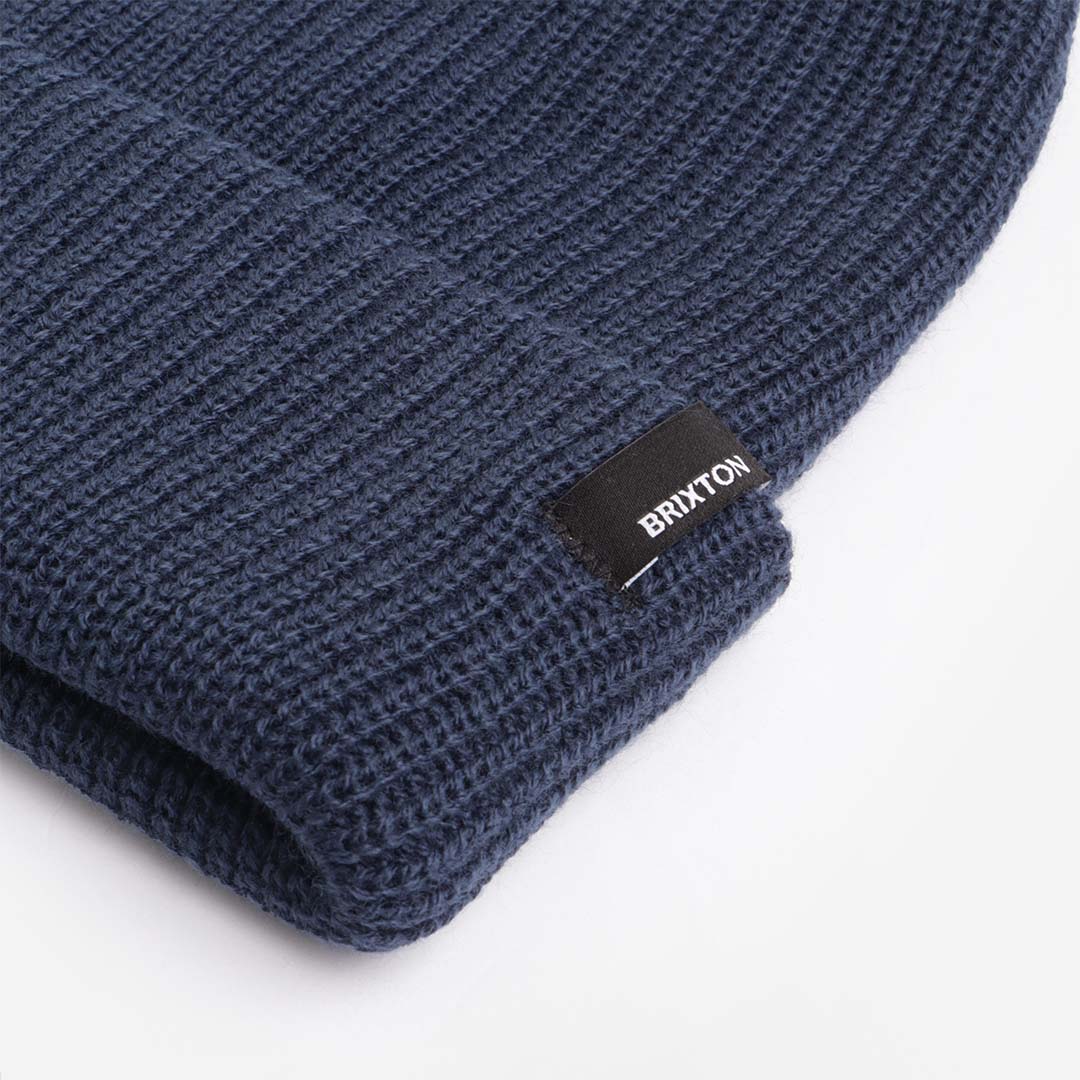 main Brixton Heist Beanie, Dark Denim, Detail Shot 2