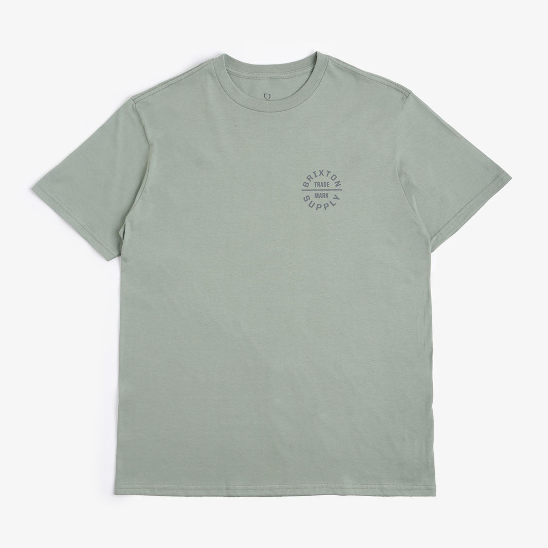 main Brixton Oath V T-Shirt, Chinois Green Charcoal, Detail Shot 2