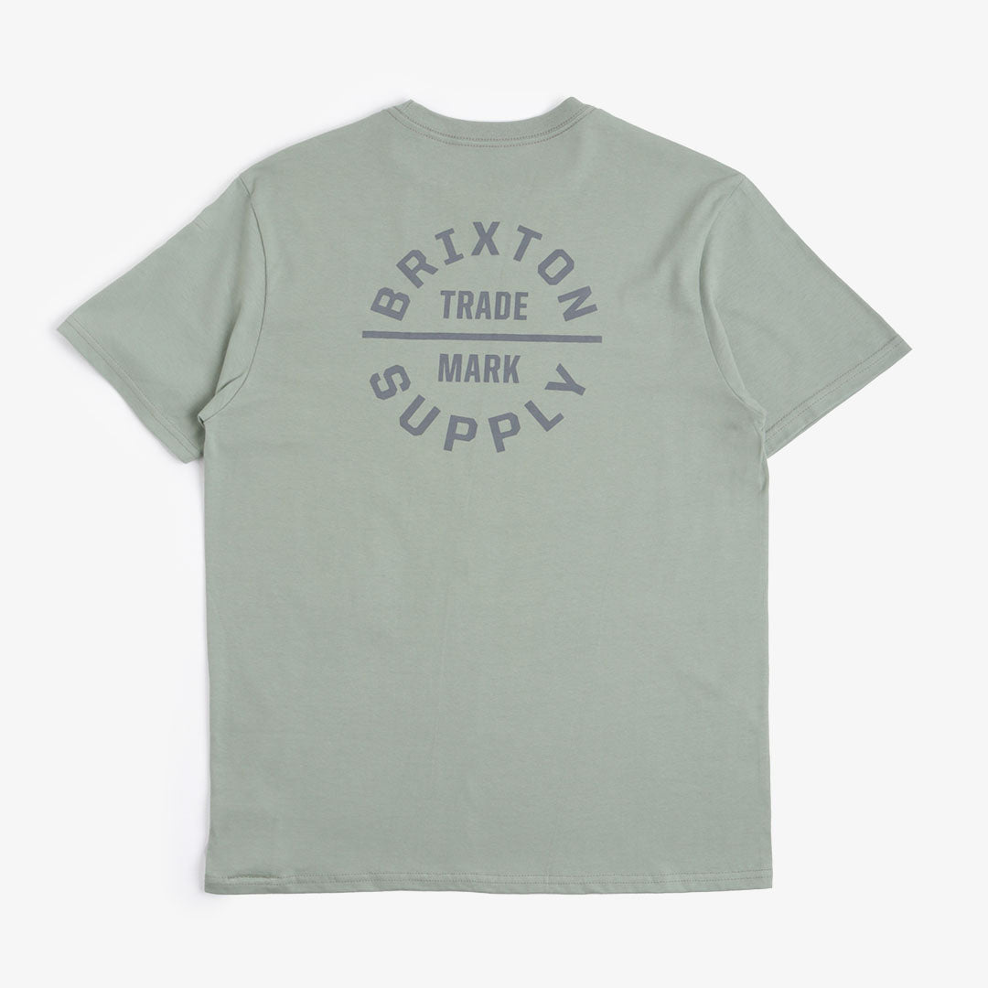 main Brixton Oath V T-Shirt, Chinois Green Charcoal, Detail Shot 1