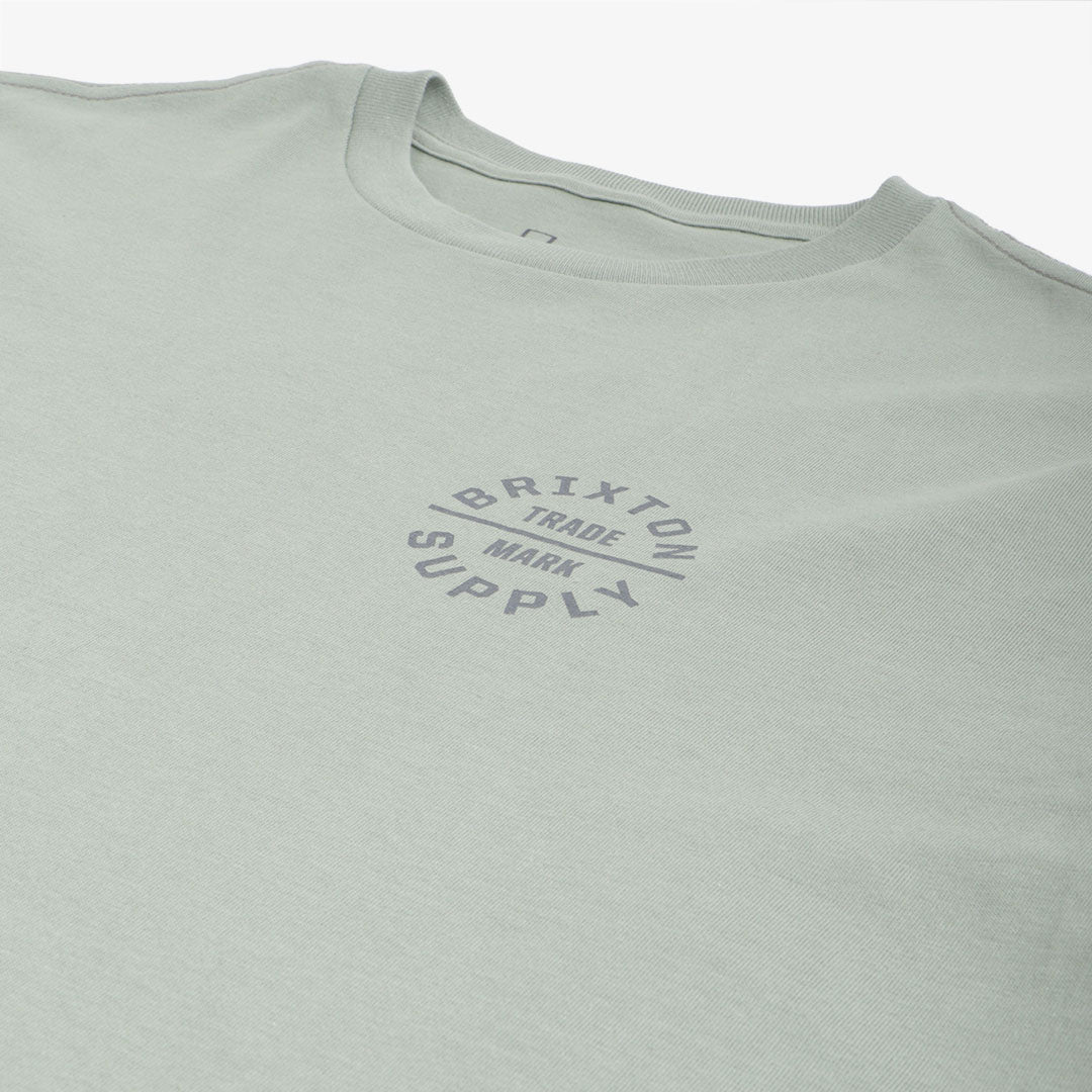 main Brixton Oath V T-Shirt, Chinois Green Charcoal, Detail Shot 4