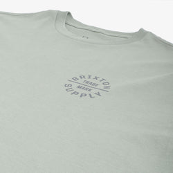 thumbnail Brixton Oath V T-Shirt, Chinois Green Charcoal, Detail Shot 4