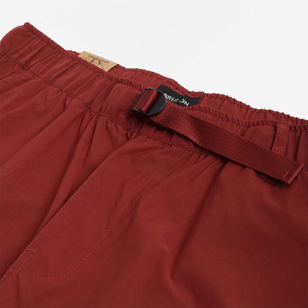 main Brixton Steady Cinch X Shorts, Dark Brick, Detail Shot 2