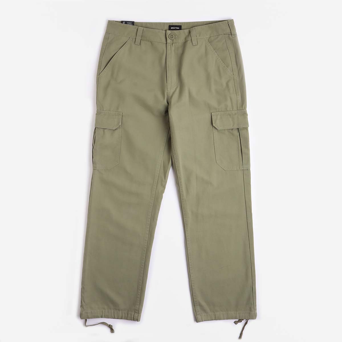 main Brixton Waypoint Twill Cargo Pant, Olive Surplus, Detail Shot 2