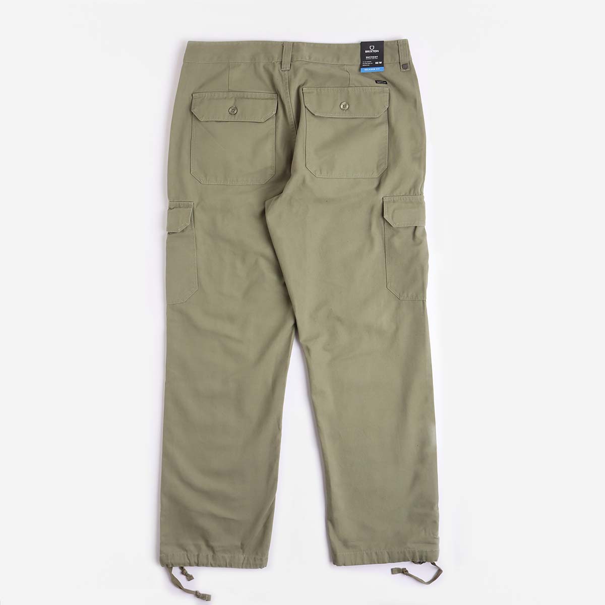 main Brixton Waypoint Twill Cargo Pant, Olive Surplus, Detail Shot 4