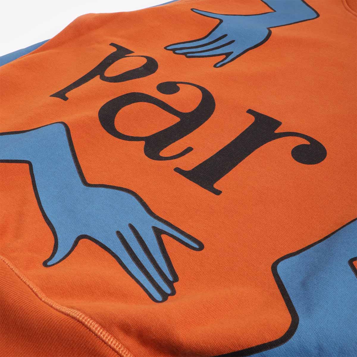 By Parra Early Grab Crew Neck Sweatshirt Sienna Orange Urban