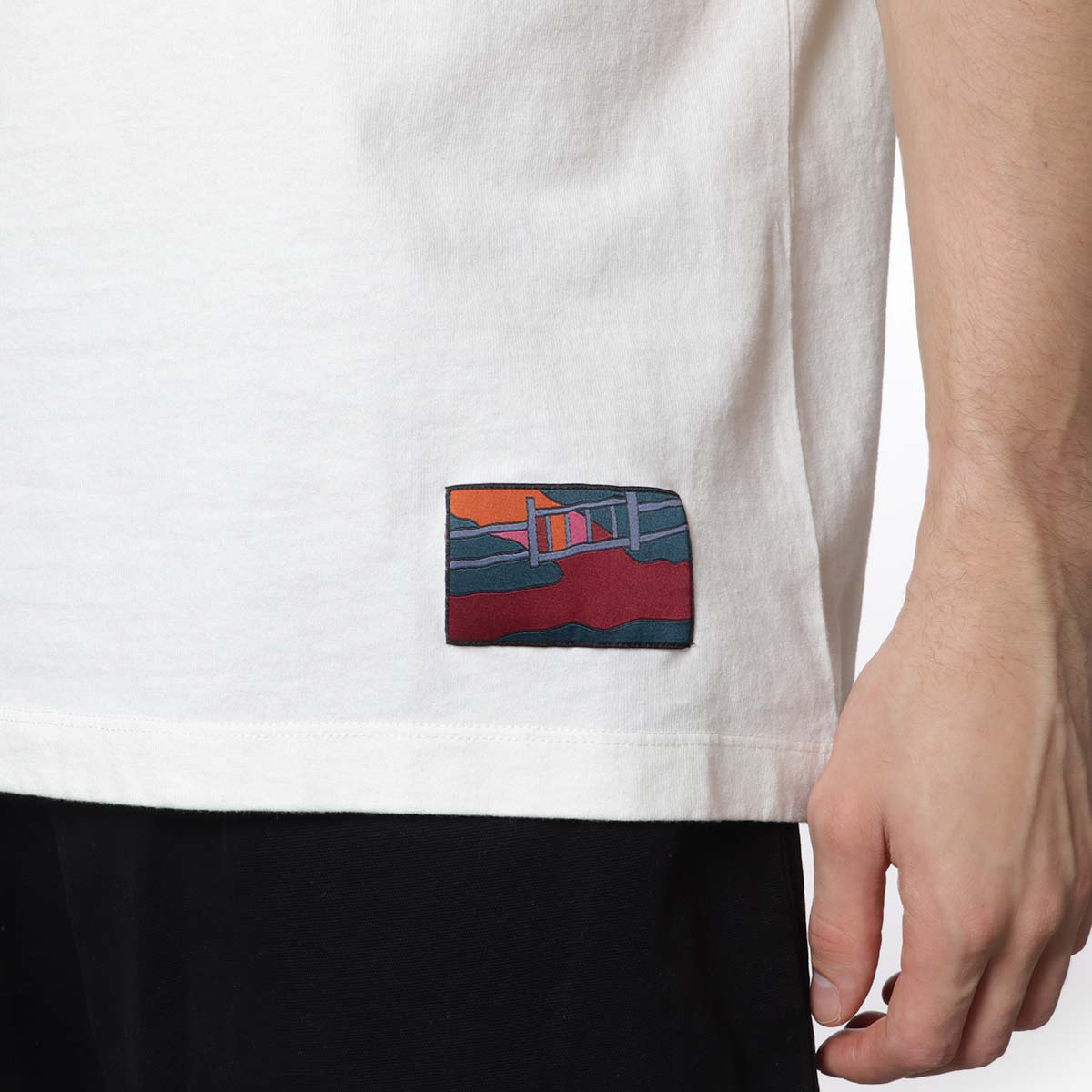 By Parra No Trespassing T-Shirt, Off White, Detail Shot 3