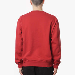 thumbnail By Parra Rounded PAR Crew Neck Sweatshirt, Ruby Red, Detail Shot 3