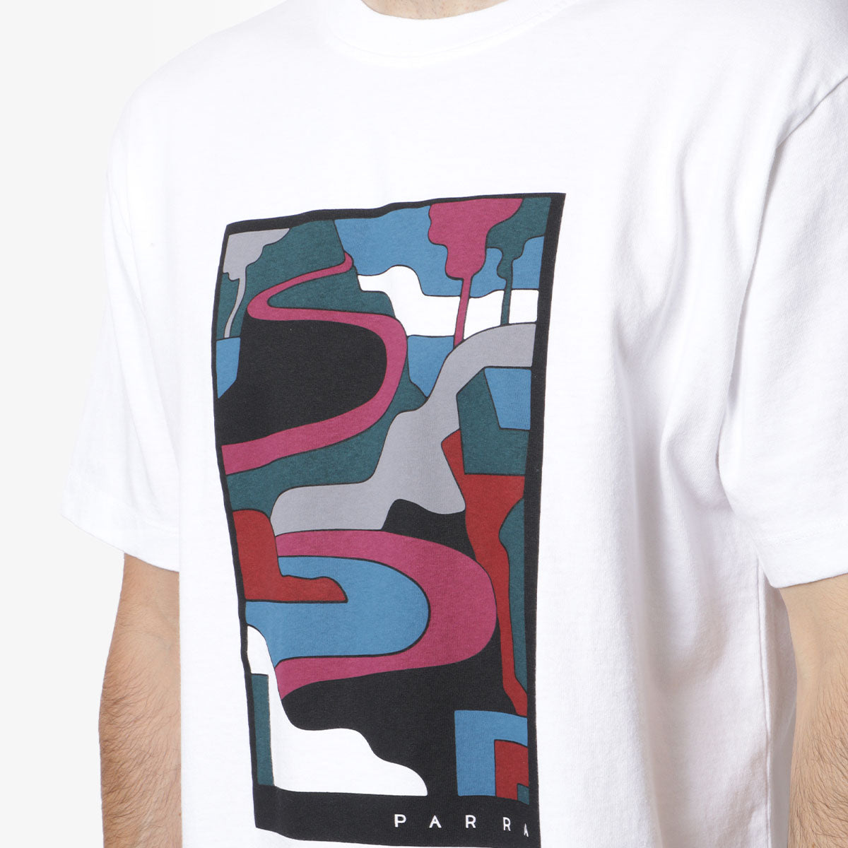 By Parra The Stelvio T-Shirt, White, Detail Shot 2