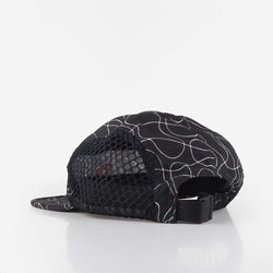 thumbnail By Parra Trees in Wind Mesh Volley Hat, Black, Detail Shot 3