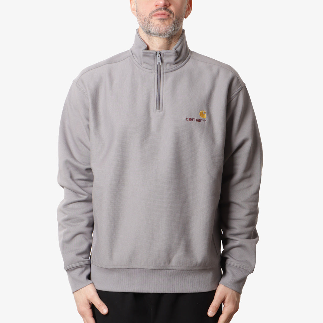 Carhartt WIP American Script Half Zip Sweatshirt