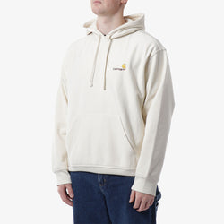 thumbnail Carhartt WIP American Script Pullover Hoodie, Natural, Detail Shot 5