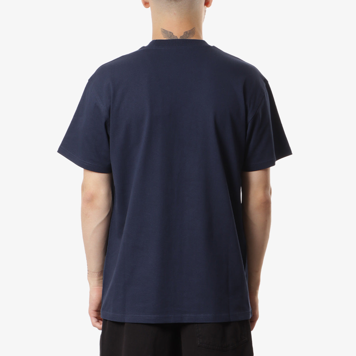 Carhartt WIP American Script T-Shirt, Air Force Blue, Detail Shot 3