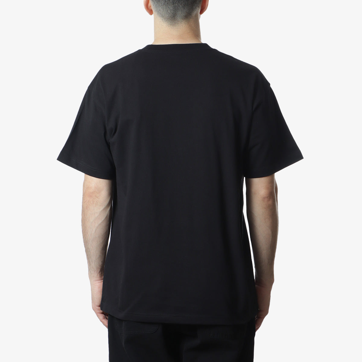 Carhartt WIP Basics T-Shirt, Black White, Detail Shot 3