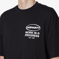 thumbnail Carhartt WIP Body of Work T-Shirt, Black White, Detail Shot 2