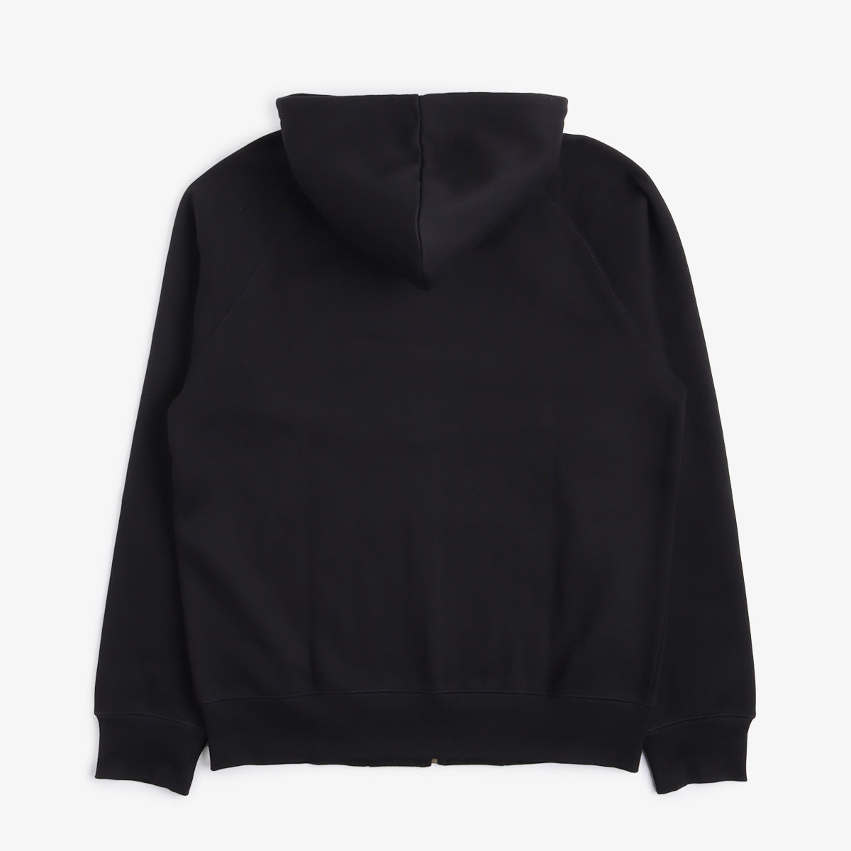 main Carhartt WIP Chase Full Zip Hoodie, Black/Gold, Detail Shot 8