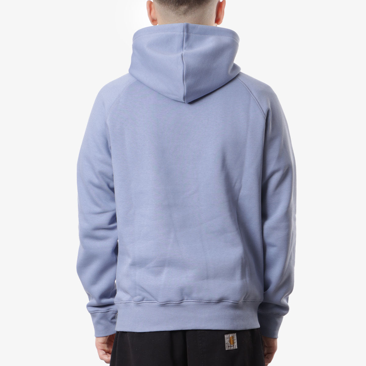 Carhartt WIP Chase Pullover Hoodie, Charm Blue/Gold, Detail Shot 4