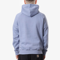 thumbnail Carhartt WIP Chase Pullover Hoodie, Charm Blue/Gold, Detail Shot 4