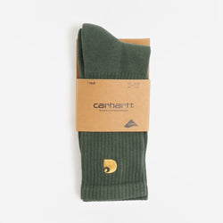 thumbnail Carhartt WIP Chase Socks, Sycamore Tree Gold, Detail Shot 2