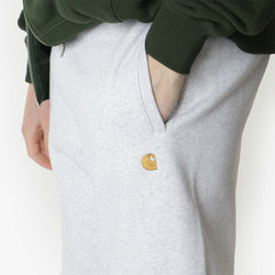 thumbnail Carhartt WIP Chase Sweat Pant, Ash Heather Gold, Detail Shot 4