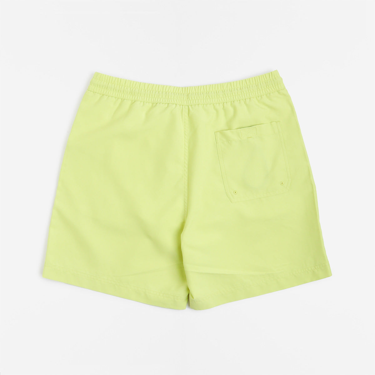 main Carhartt WIP Chase Swim Shorts, Arctic Lime/Gold, Detail Shot 4