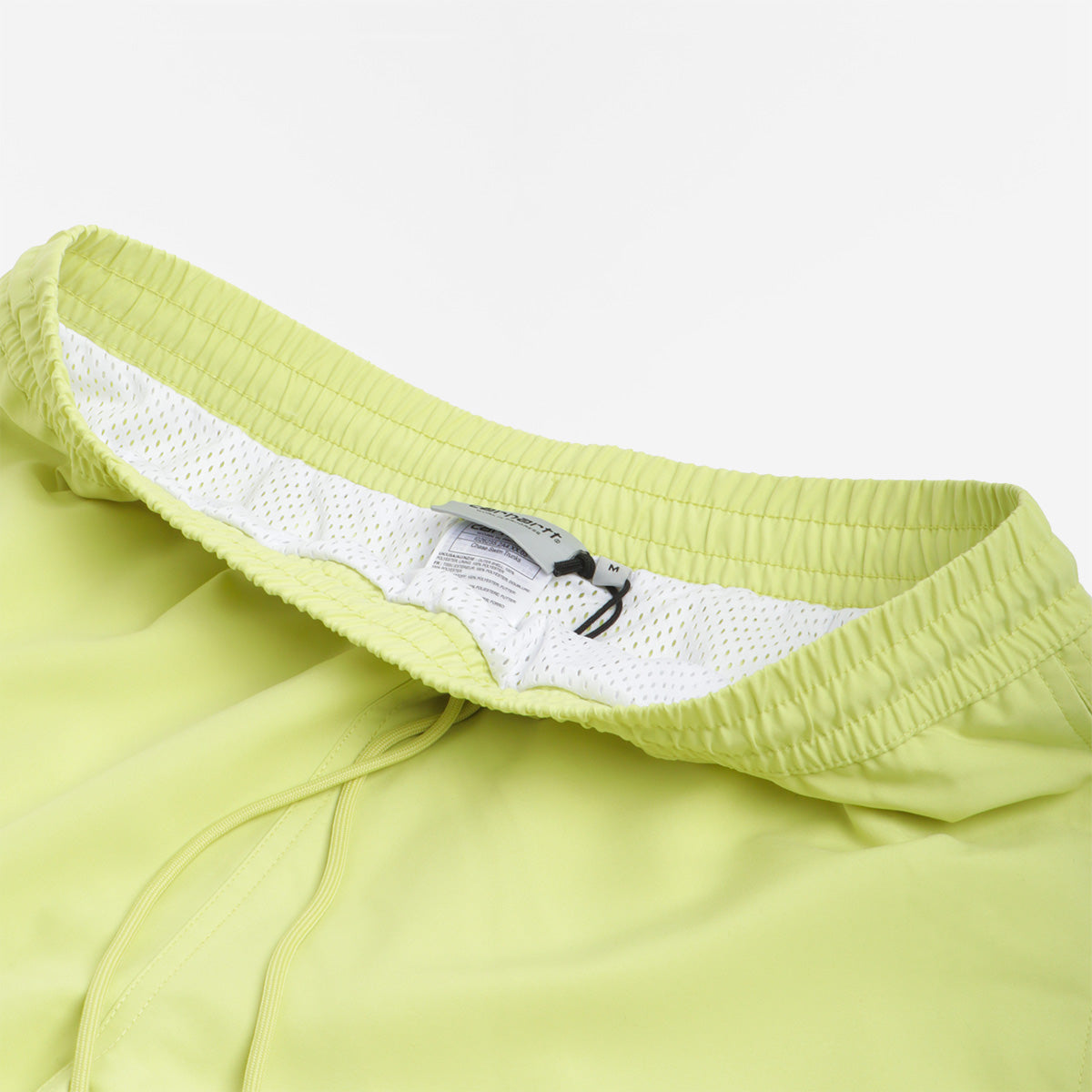 main Carhartt WIP Chase Swim Shorts, Arctic Lime/Gold, Detail Shot 5