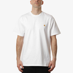 thumbnail Carhartt WIP Chase T-Shirt, White Gold, Detail Shot 1