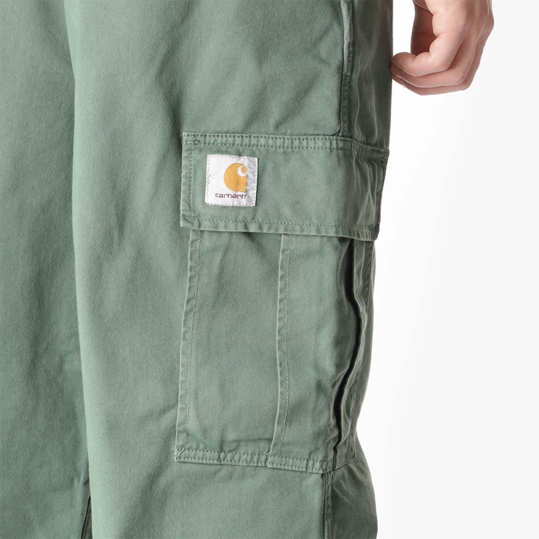 Carhartt WIP Cole Cargo Pant, Duck Green (Garment Dyed), Detail Shot 3