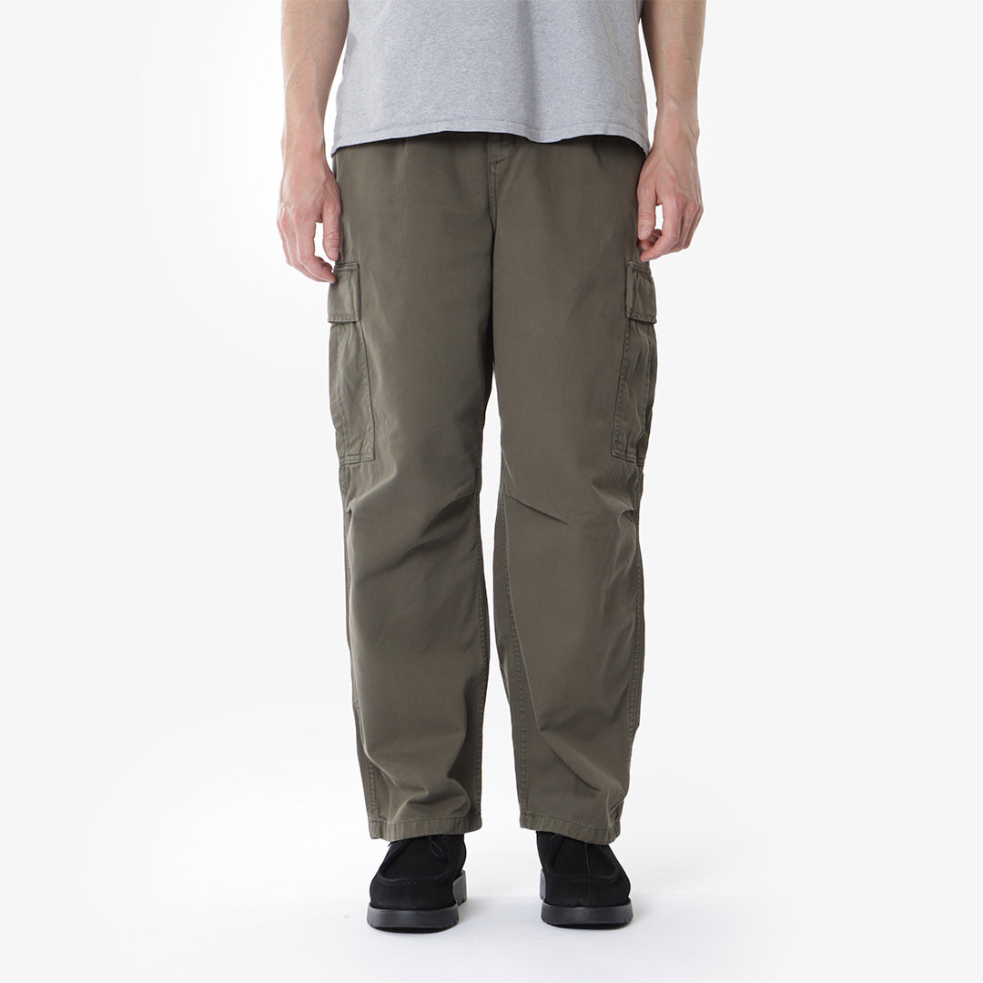 Carhartt WIP Cole Cargo Pant, Office Green (Garment Dyed), Detail Shot 1