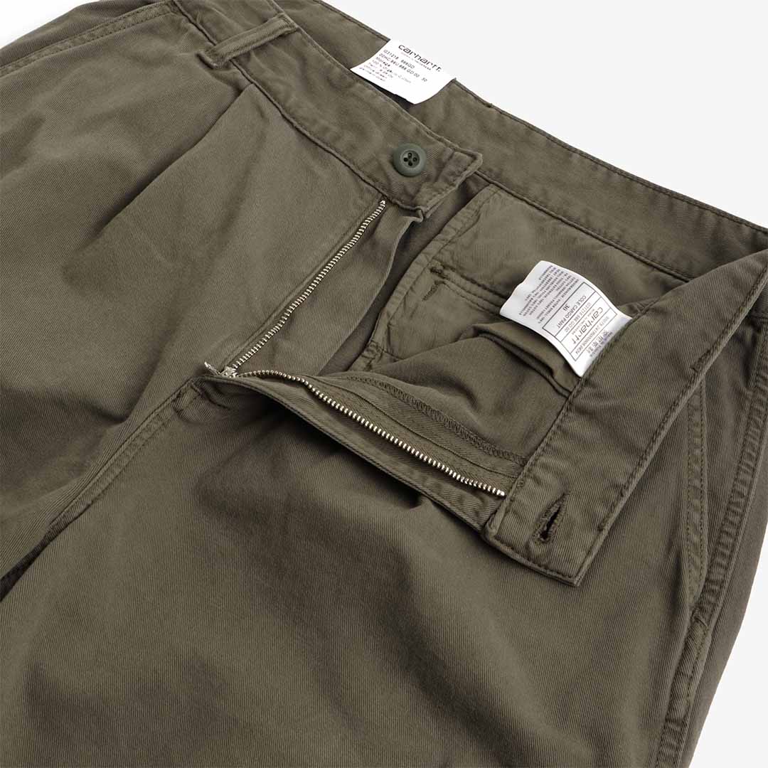 Carhartt WIP Cole Cargo Pant, Office Green (Garment Dyed), Detail Shot 3