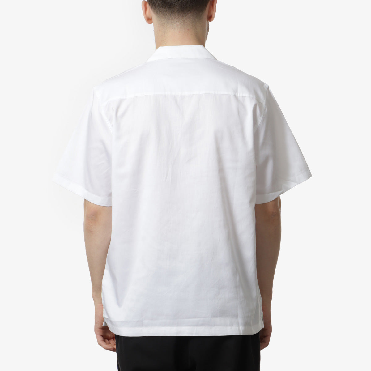 main Carhartt WIP Delray Shirt, White Black, Detail Shot 3