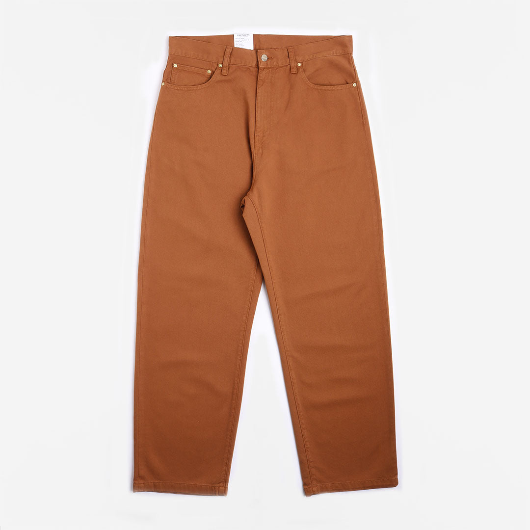 main Carhartt WIP Derby Pant, Hamilton Brown (Garment Dyed), Detail Shot 2