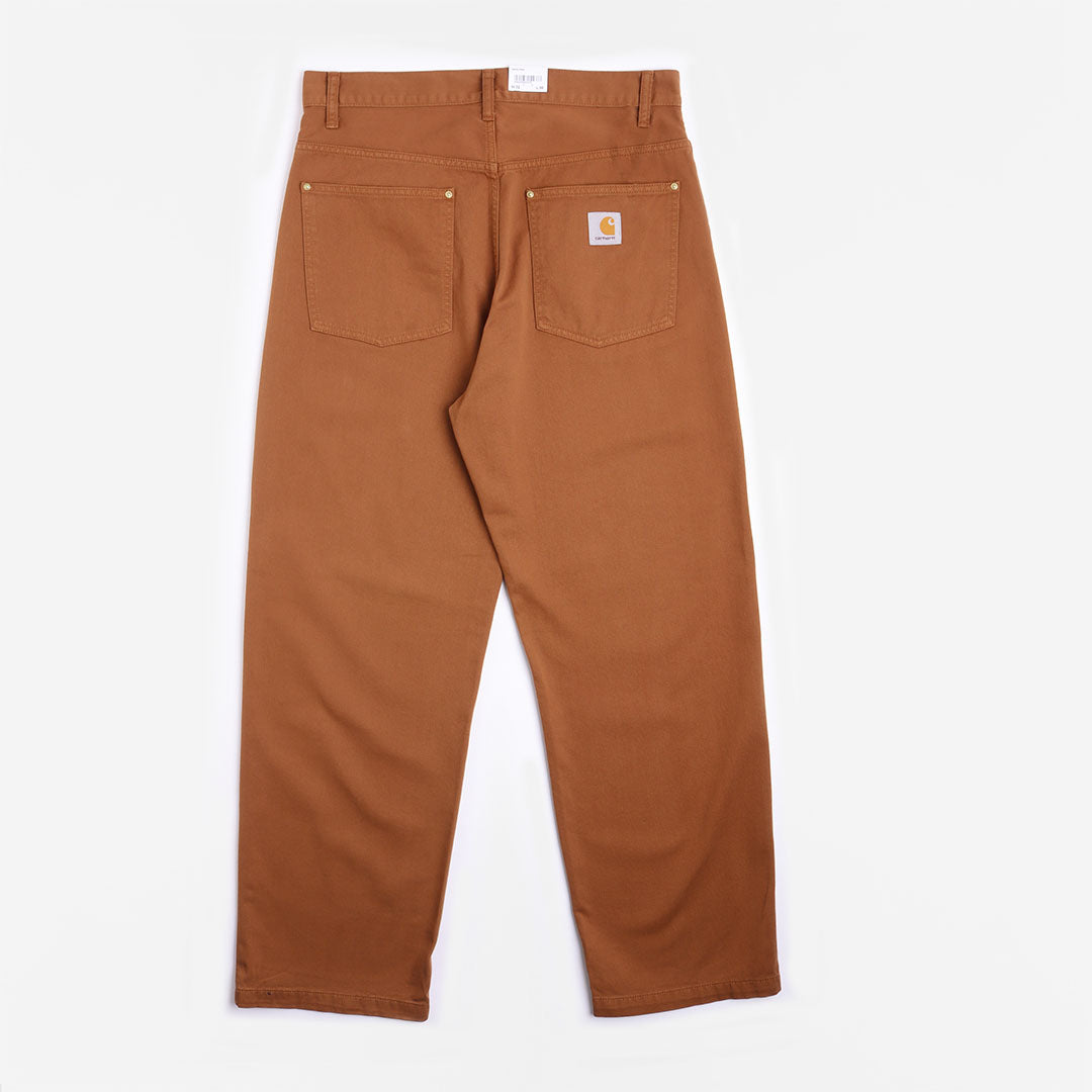 main Carhartt WIP Derby Pant, Hamilton Brown (Garment Dyed), Detail Shot 4