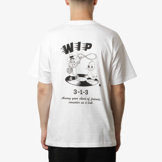 Carhartt WIP Friendship T-Shirt, White/Black, Detail Shot 1