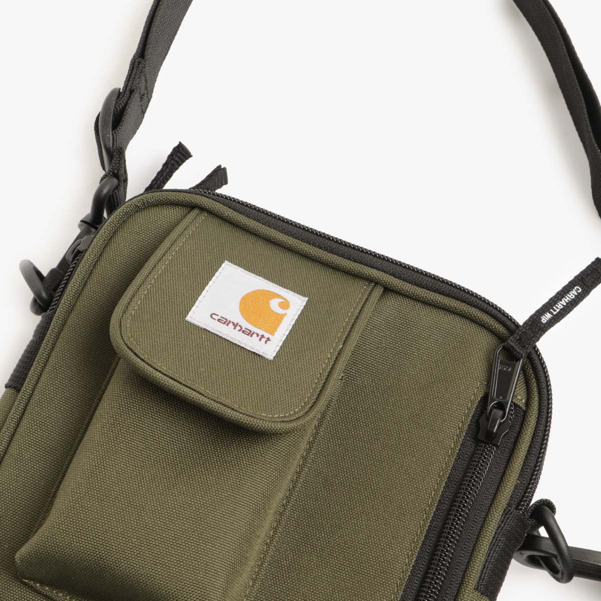 Carhartt WIP Essentials Bag, Office Green, Detail Shot 2