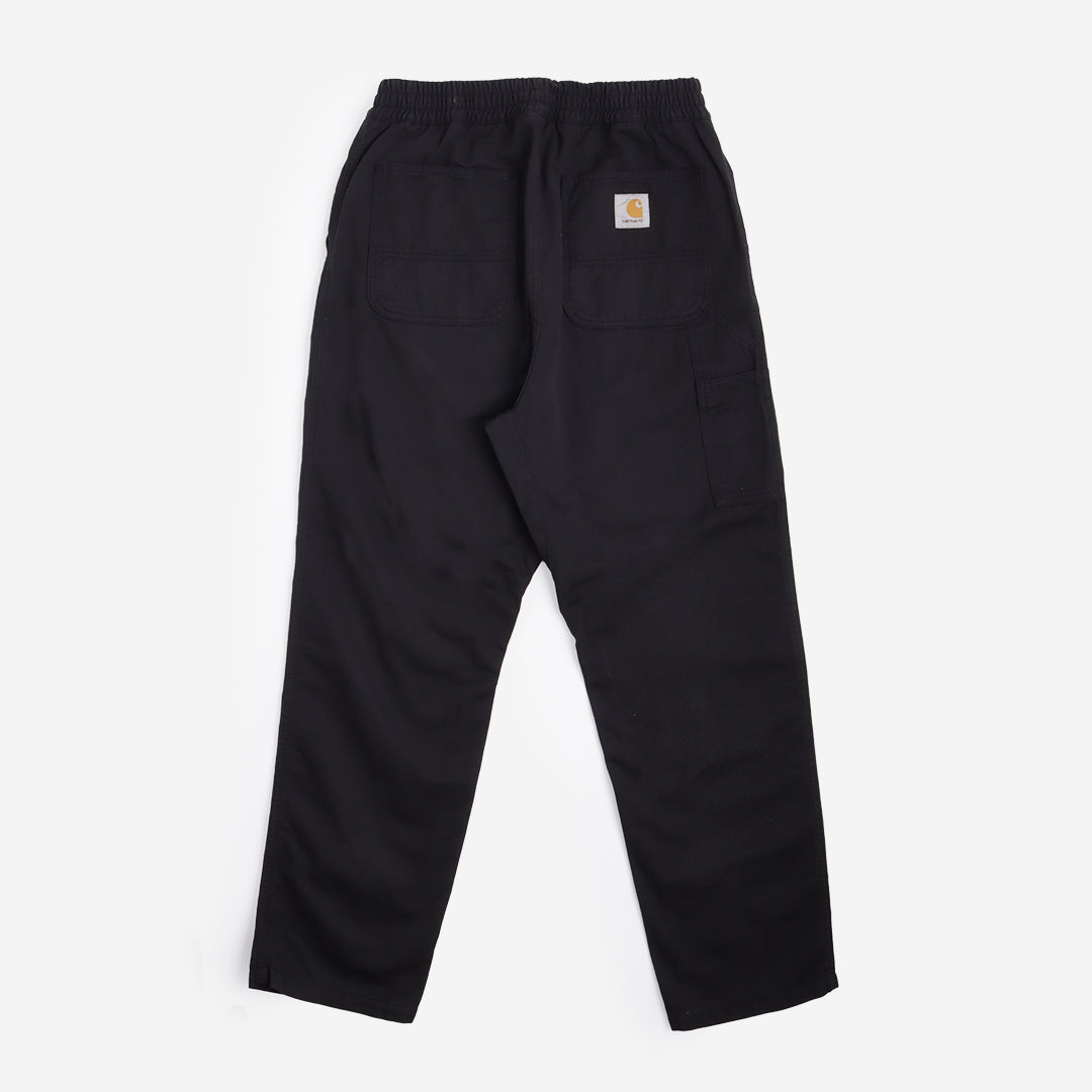 main Carhartt WIP Flint Pant, Black (Garment Dyed), Detail Shot 7