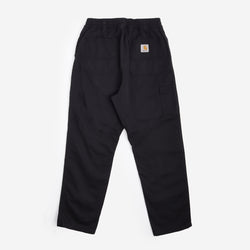 thumbnail Carhartt WIP Flint Pant, Black (Garment Dyed), Detail Shot 7