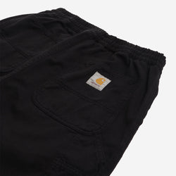 thumbnail Carhartt WIP Flint Pant, Black (Garment Dyed), Detail Shot 8