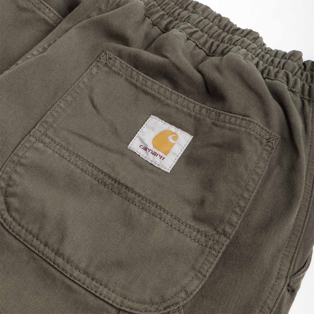 Carhartt WIP Flint Pant, Office Green (Garment Dyed), Detail Shot 5