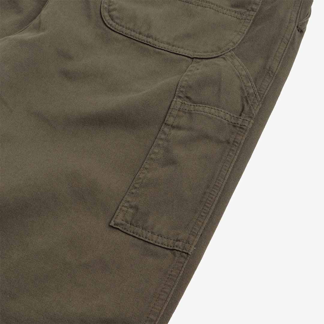 Carhartt WIP Flint Pant, Office Green (Garment Dyed), Detail Shot 4