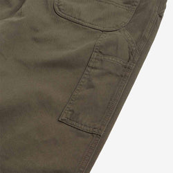 thumbnail Carhartt WIP Flint Pant, Office Green (Garment Dyed), Detail Shot 4