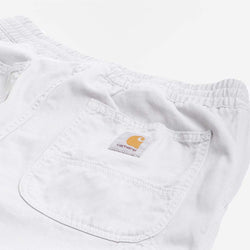 thumbnail Carhartt WIP Flint Shorts, Sonic Silver (Garment Dyed), Detail Shot 4