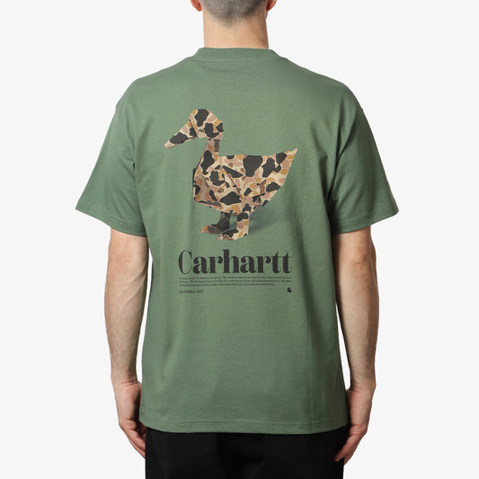 Carhartt WIP Fold Duck T-Shirt, Duck Green, Detail Shot 1