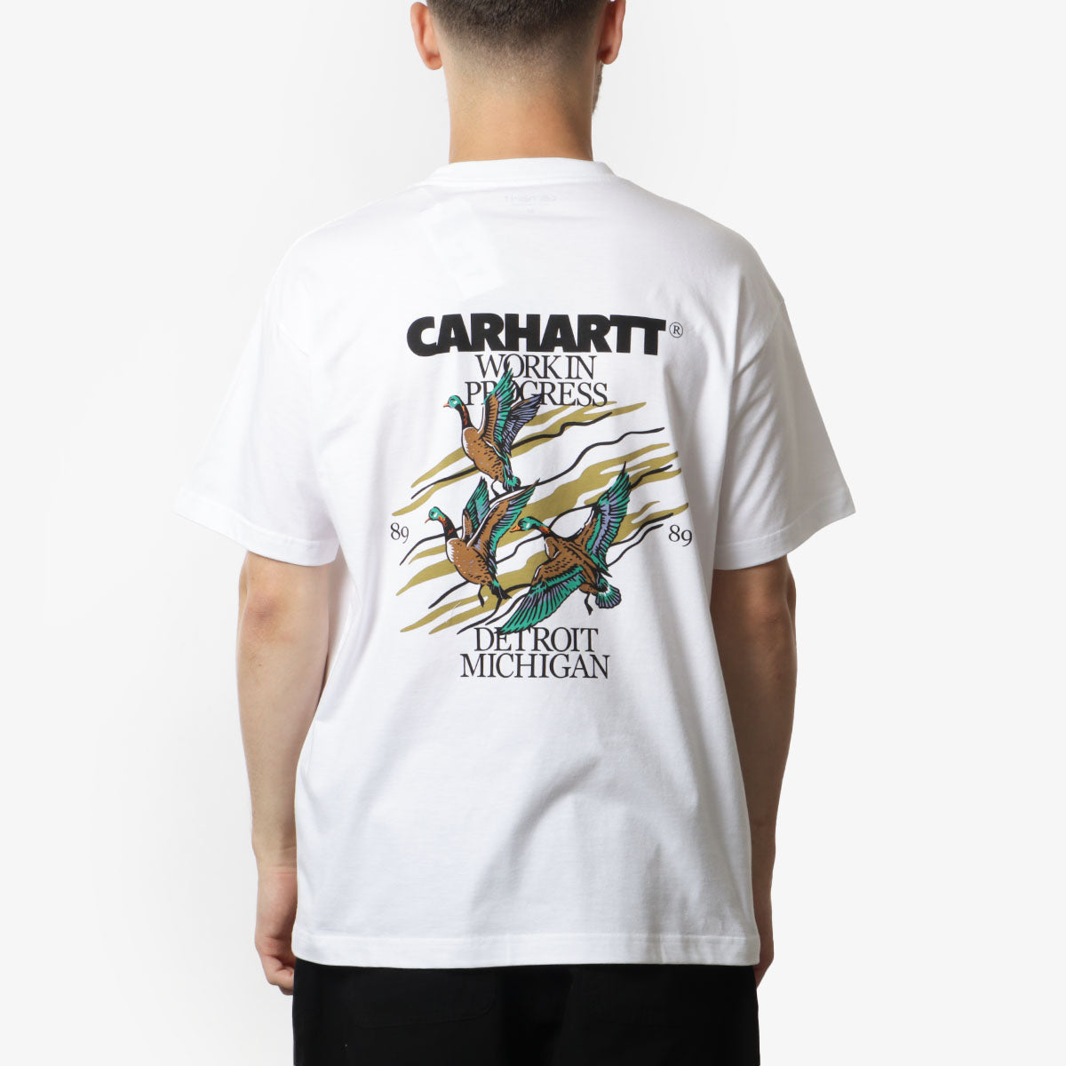 Carhartt WIP Ducks T-Shirt, White, Detail Shot 1