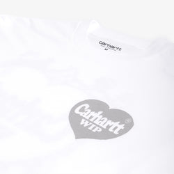 thumbnail Carhartt WIP Long Sleeve Spree T-Shirt, White Grey, Detail Shot 3