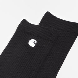 thumbnail Carhartt WIP Madison 2 Pack Socks, Black White + Black White, Detail Shot 3