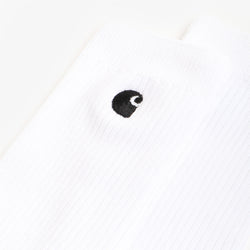 thumbnail Carhartt WIP Madison 2-Pack Socks, White Black, Detail Shot 3