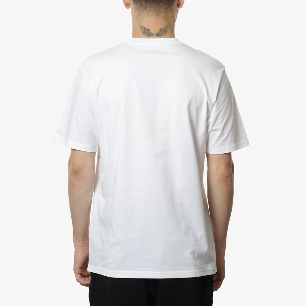 Carhartt WIP Move On Up T-Shirt, White Black, Detail Shot 3